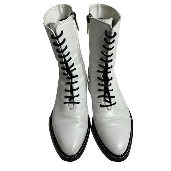 The Row Fara Combat Boot White Size 7.5 - Picture 4 of 10